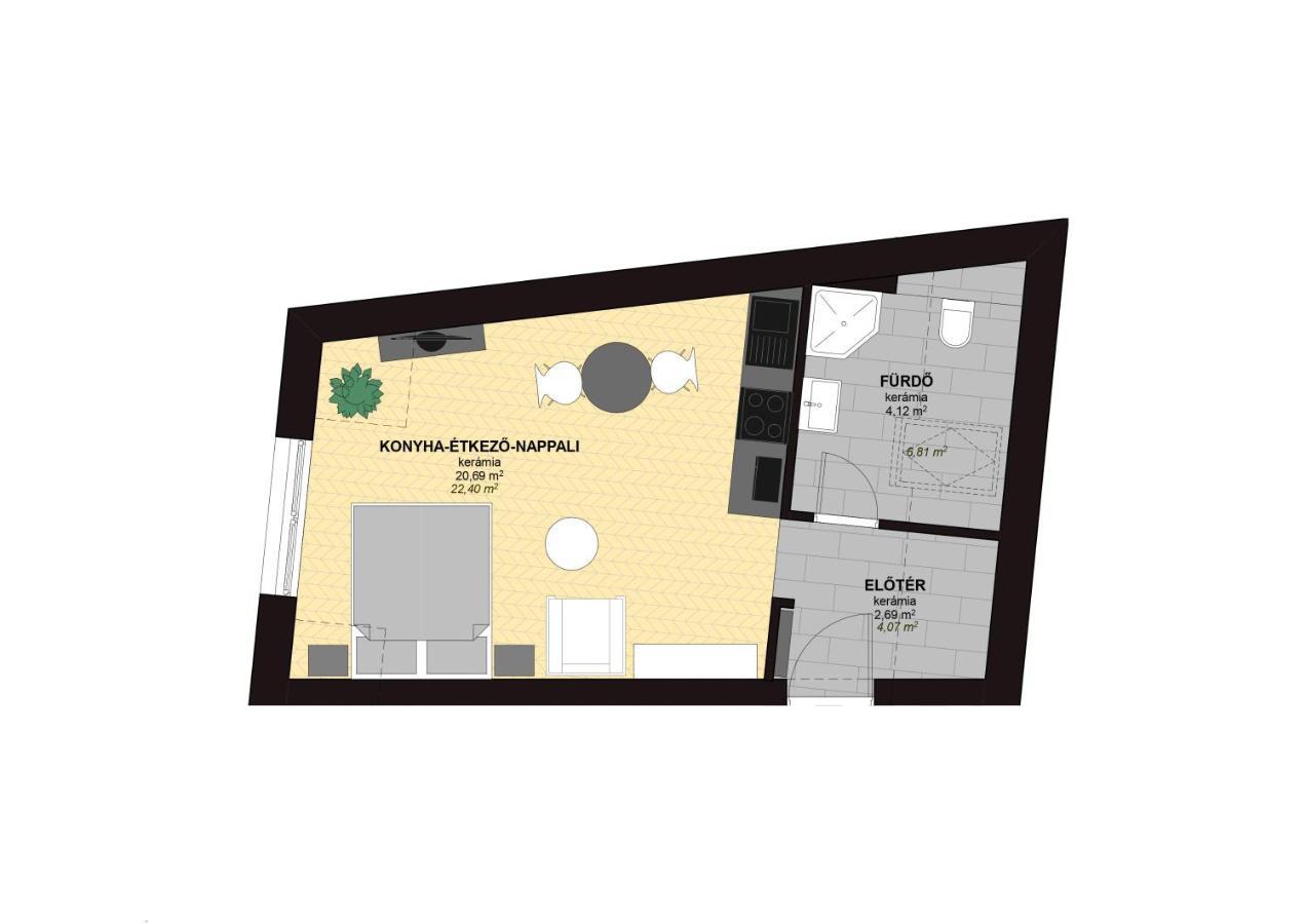 Dotis Apartman ตาตา ภายนอก รูปภาพ
