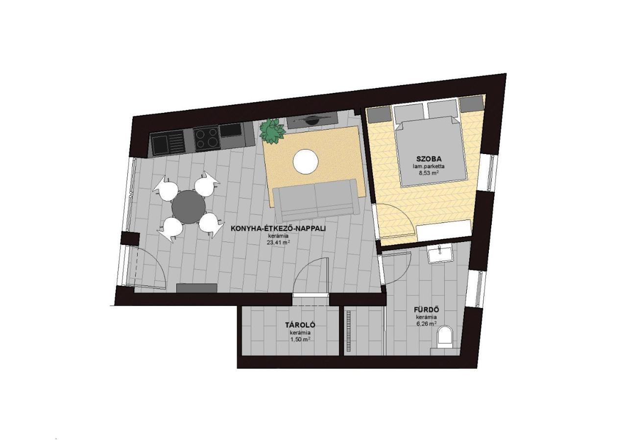Dotis Apartman ตาตา ภายนอก รูปภาพ