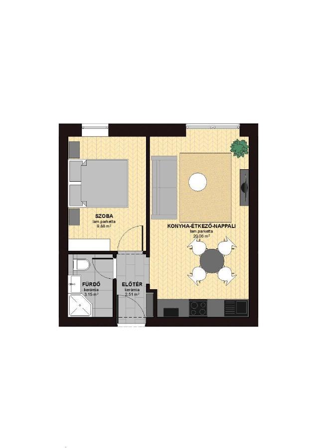 Dotis Apartman ตาตา ภายนอก รูปภาพ