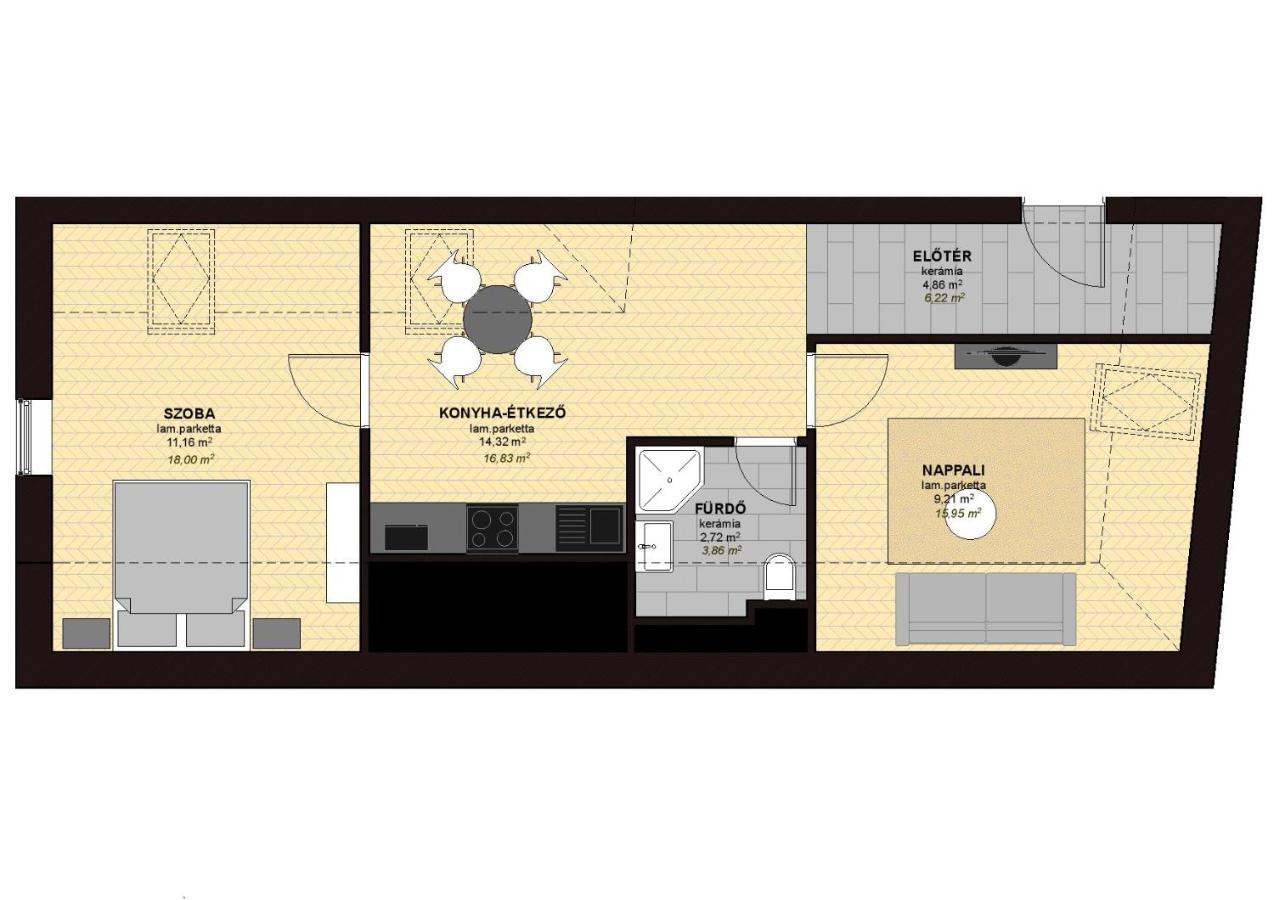 Dotis Apartman ตาตา ภายนอก รูปภาพ